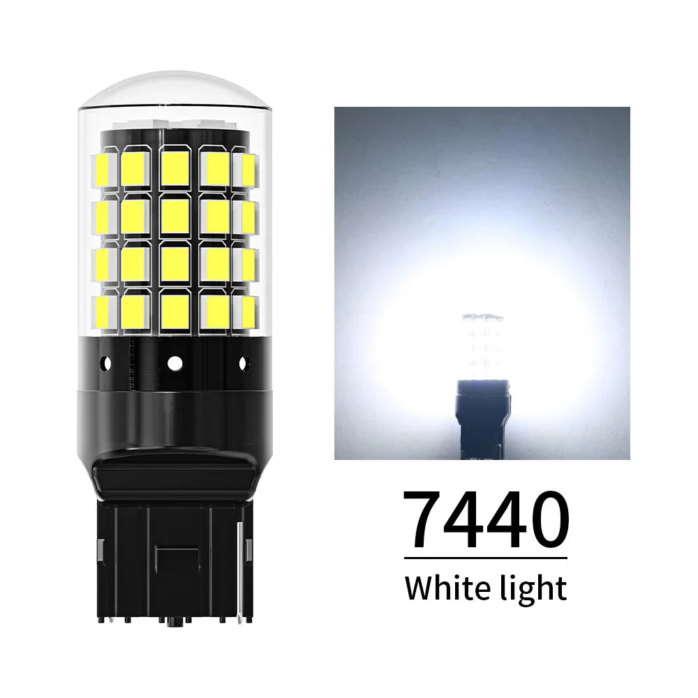 ASLENT 2-Pack 54-SMD LED Bulbs | Turn Signal Brake Reverse 12V
