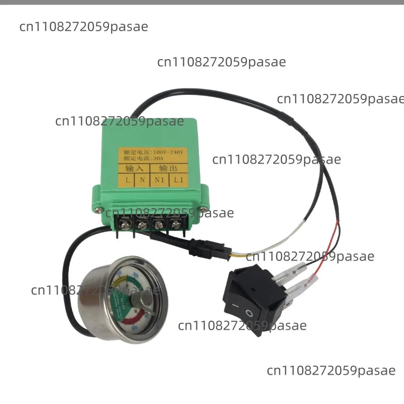 30MPA High Pressure Bike Pump with Gauge & Luminous Display