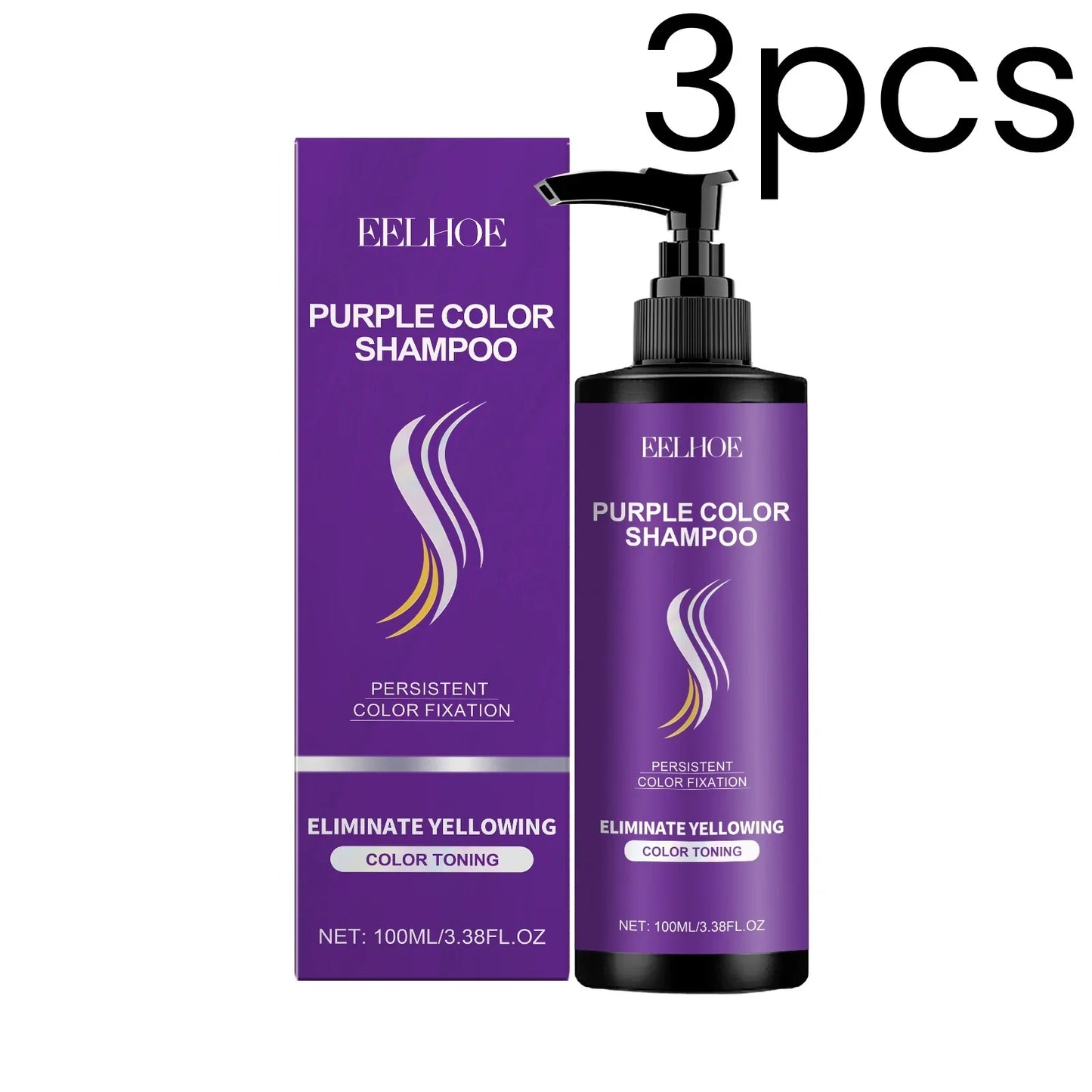 EELHOE Purple Toning Shampoo – Color Care & Moisture 100ml