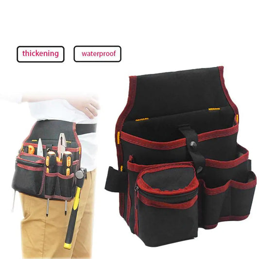 Electrician Tool Belt Pouch | Nylon Waist Bag Organizer Tool Belt Pouch Peaceful Pleasures Health and Wellness