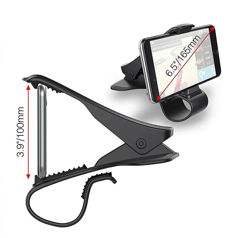 Universal Car Dashboard Phone Mount – GPS Clip Bracket Holder