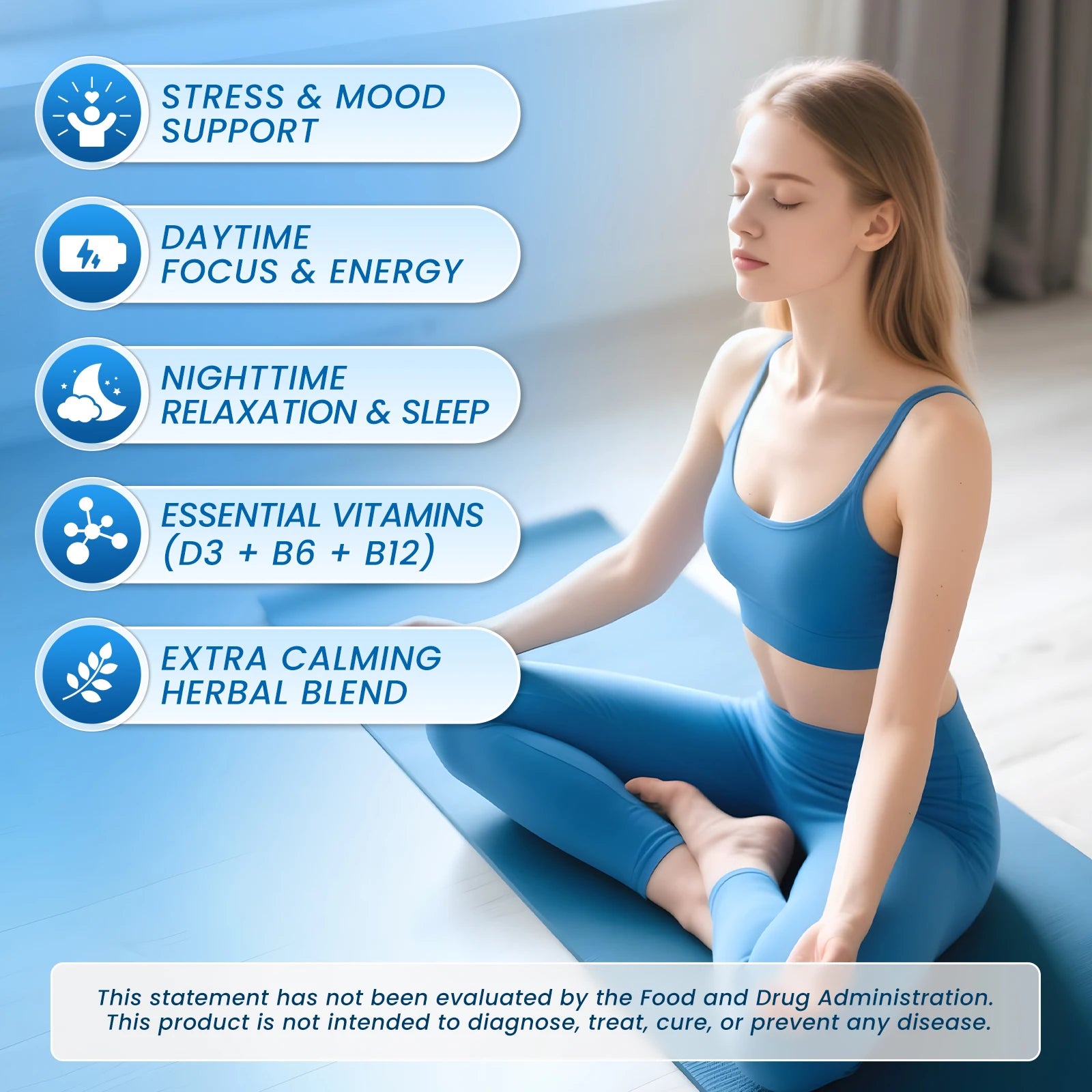 Lukaree 4-in-1 Magnesium Complex 500mg – Rest, Energy & Mood Support Dietary Supplement Peaceful Pleasures Health and Wellness