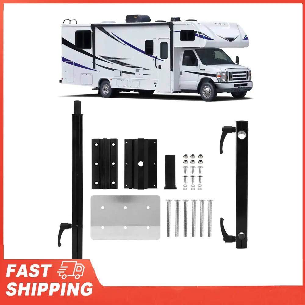 360 Rotation Smooth Appearance Bracket Motorhome RV Table Leg Base