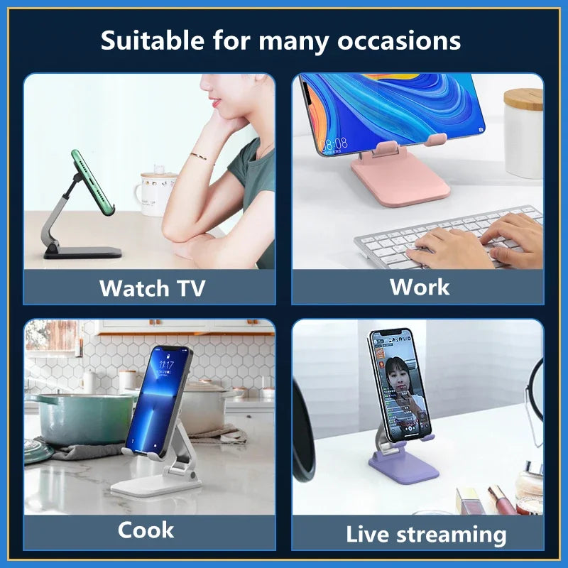 Foldable Phone & Tablet Desk Stand – Universal Holder