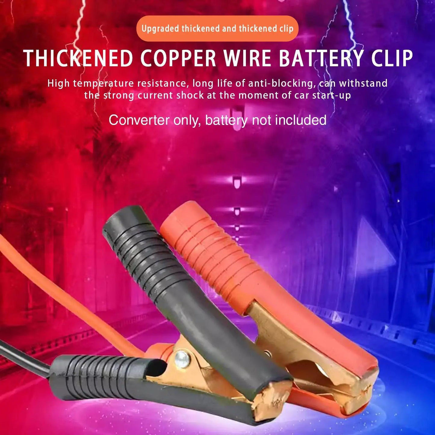 Car Jump Starter Adapter | Lithium Battery Booster Converter