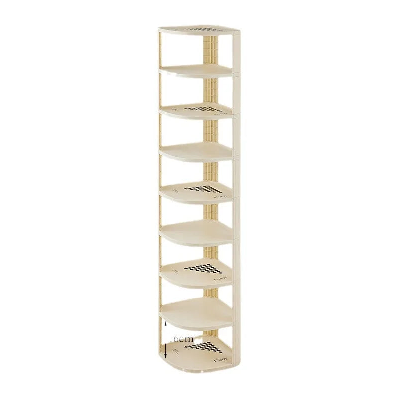 Multi-Tier Shoe Rack | Slim Entryway Organizer & Shelf