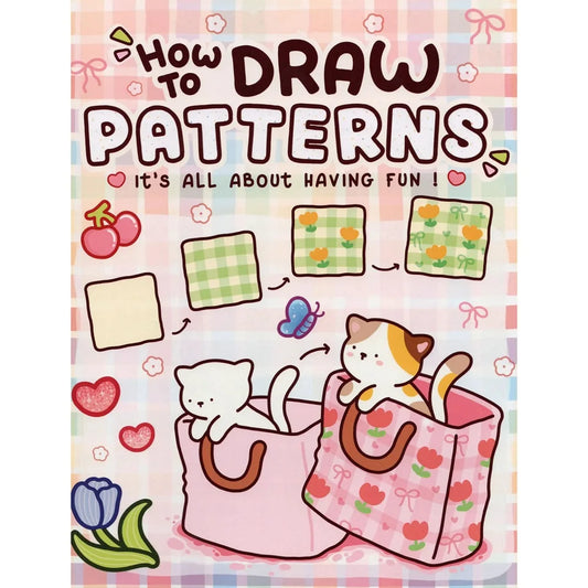 Coloring Book Adults Kids How Draw Patterns Easy Fun Step-by-step Peaceful Pleasures Health and Wellness MULTI