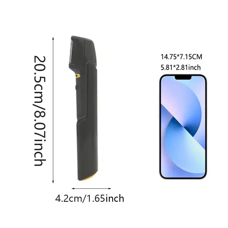Portable 5-in-1 electric razor with extendable long cord, cordless, for men, household body hair trimmer with USB charging Peaceful Pleasures Health and Wellness