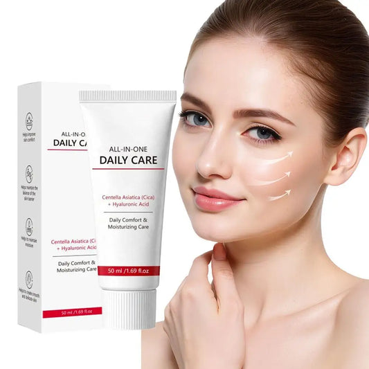 All-in-One Daily Care Gentle Comfort Moisturizing Care Collagen Repair Cream 50ml Centella Asiatica Hyaluronic Acid Facial Cream Peaceful Pleasures Health and Wellness