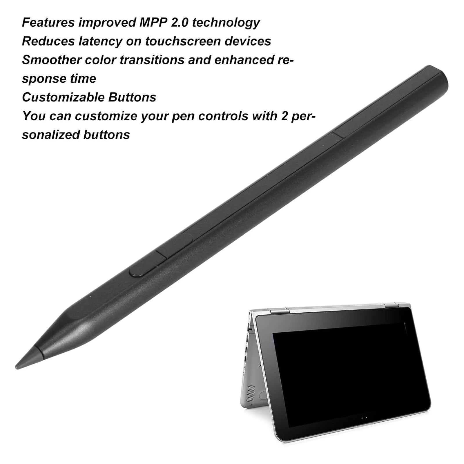 Rechargeable MPP 2.0 Tip Pen For HP Envy X360 Pavilion X360 Spectre X360 Support MPP Tilt Pen With 4096 Pressure Sensitivity Peaceful Pleasures Health and Wellness