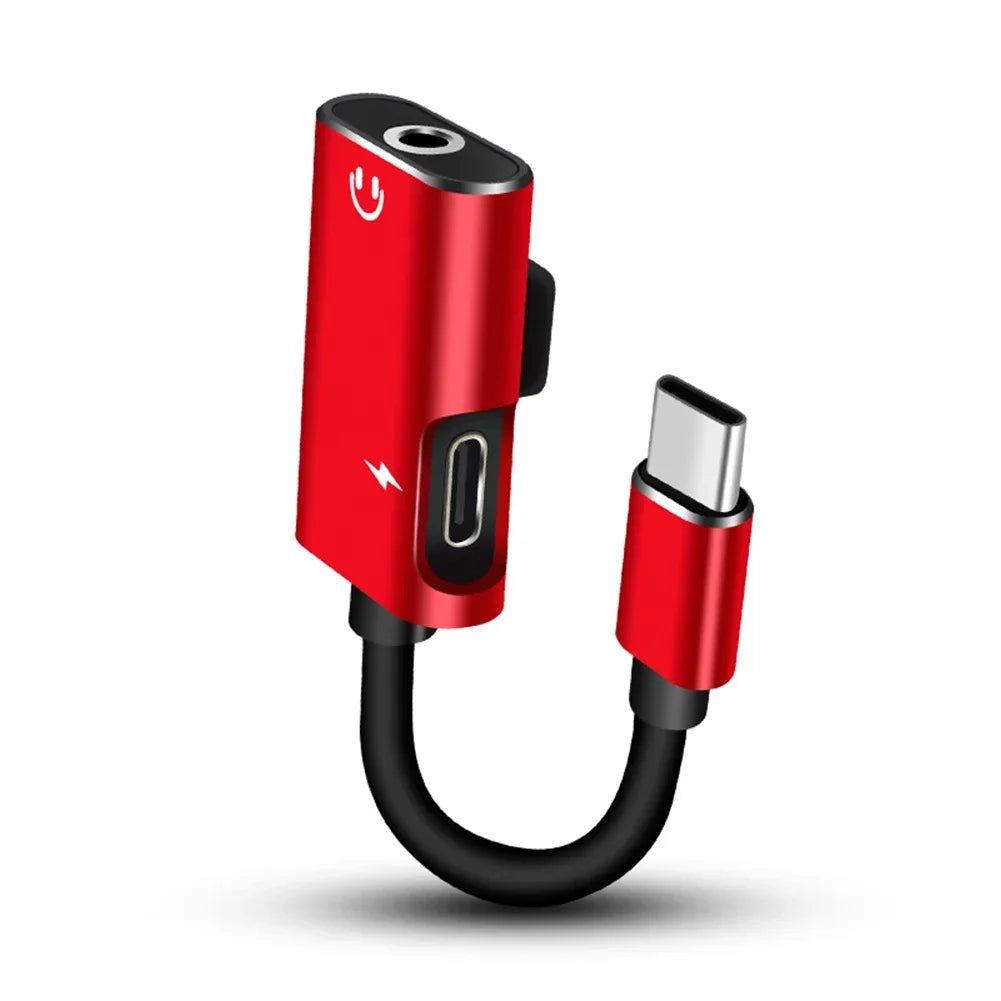 USB-C to 3.5mm Audio Splitter Adapter | Charge & Listen