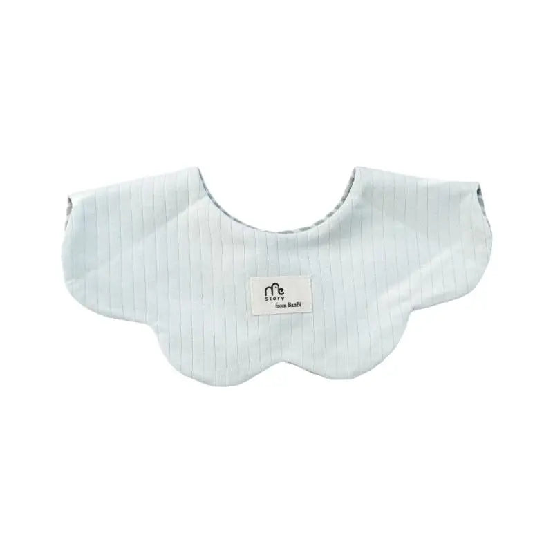 Reversible Cotton Baby Bib | Double-Sided Petal Drool Bib