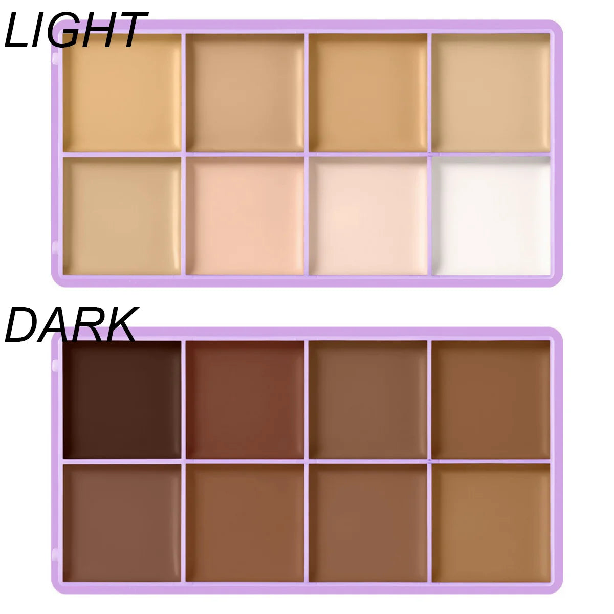 8-Shade Cream Concealer Palette | Waterproof Full Coverage