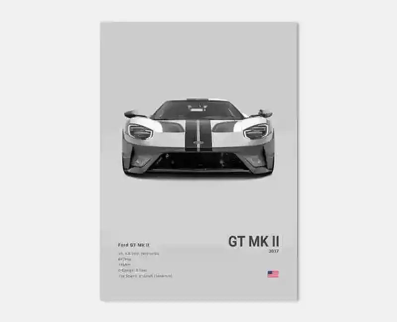 Luxury Supercar Canvas Print Aesthetic MK RS GT GTR SUV Photography Poster Ideal Wall Decor for Home Peaceful Pleasures Health and Wellness