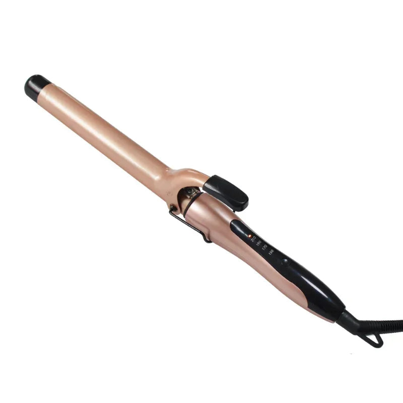 Professional Ceramic Curling Iron with LCD | Tourmaline Wand