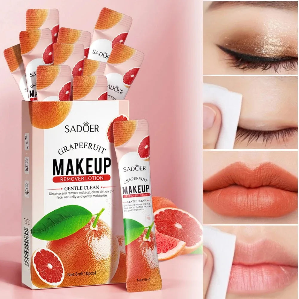 Sadoer Grapefruit Makeup Remover – Gentle Cleansing 10x5ml