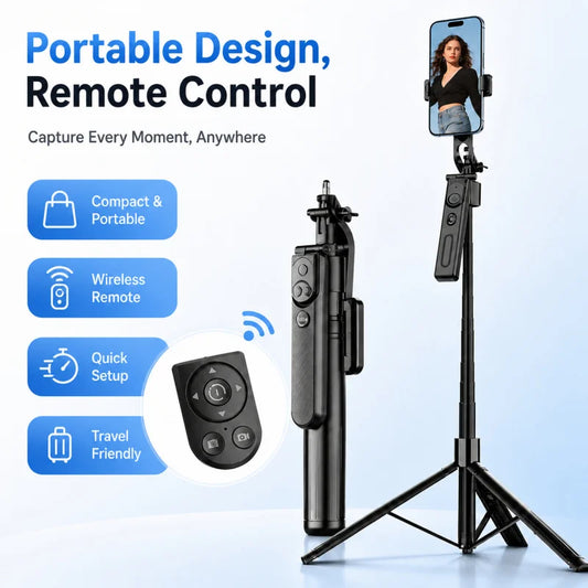 AI Face Tracking Gimbal Selfie Stick | 4-Axis Stabilizer Peaceful Pleasures Health and Wellness