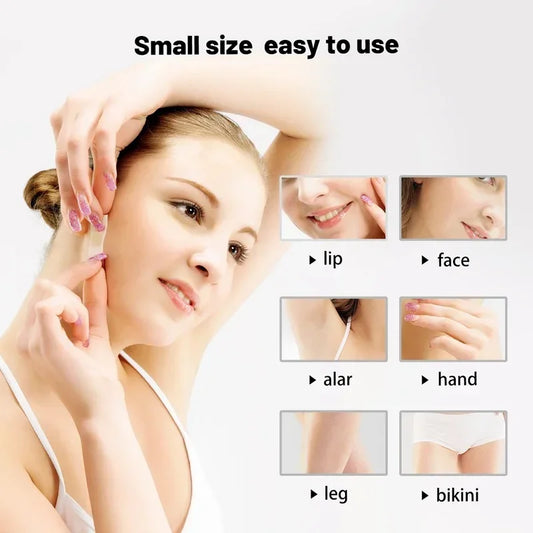 Non-Woven Wax Strips Hair Removal – 72 Strips + 4 Cleaning Sheets Depilatory Wax Strips Peaceful Pleasures Health and Wellness