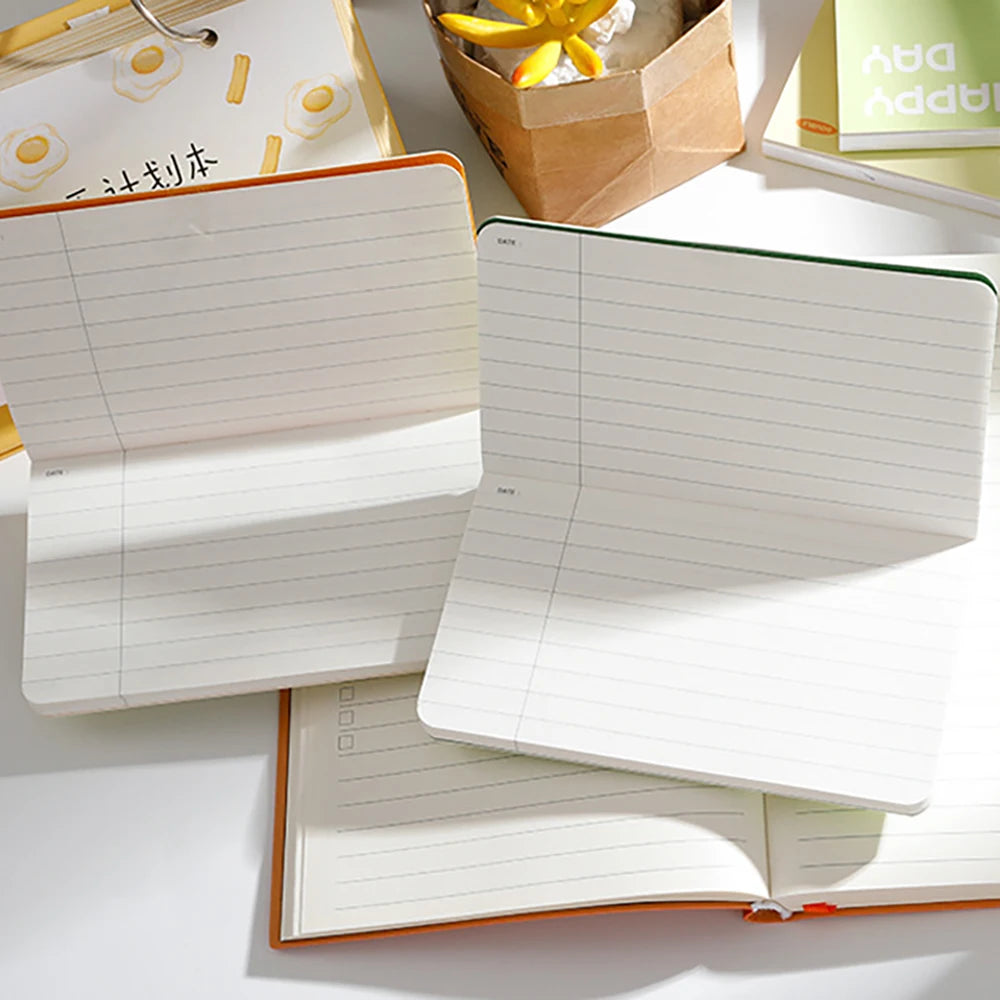 Flip Up Notebook Portable Horizontal Version Student Minimalist Make