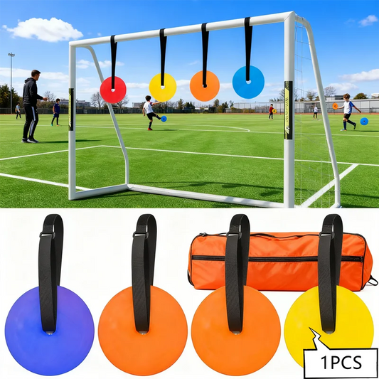 Portable Soccer Goal Target Trainer with Adjustable Strap Sports Goal Trainer Peaceful Pleasures Health and Wellness