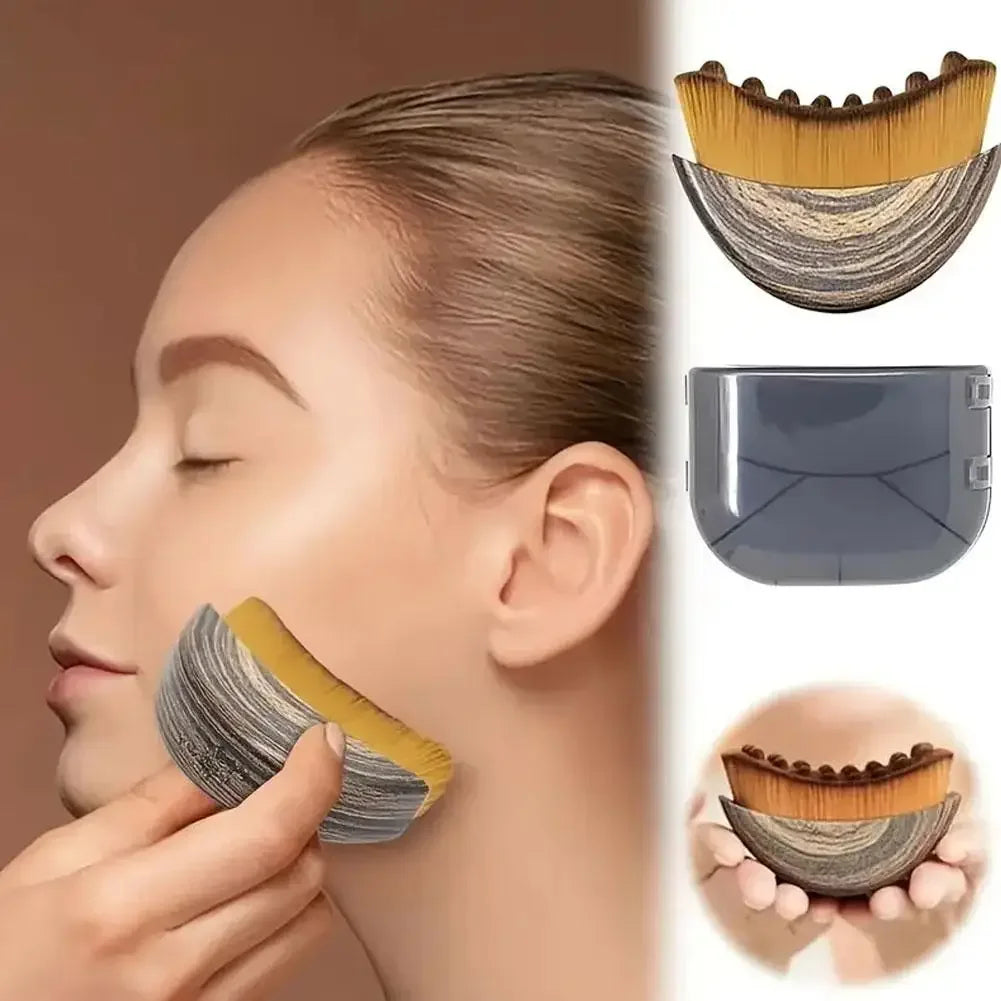 Lymphatic Contour Facial Scraping Brush Set for Women Reduce Puffiness Relief Fatigue Face Chin Skin Sculpting Tool Peaceful Pleasures Health and Wellness