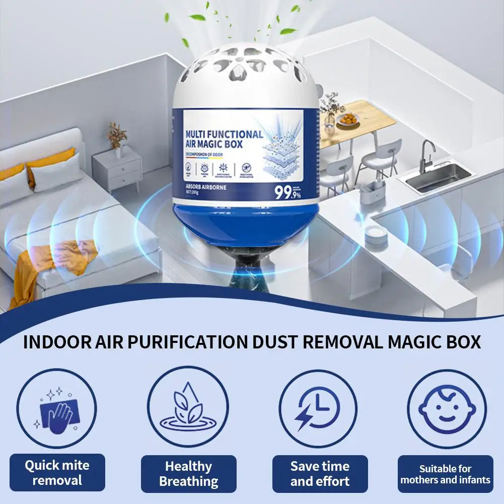 Air Magic Box Dust Collector for Indoor Air Purification Peaceful Pleasures Health and Wellness