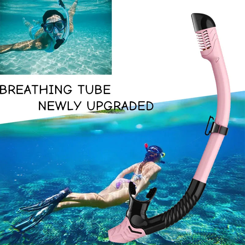Full Dry Snorkel for Adults | Scuba Diving Breathing Tube