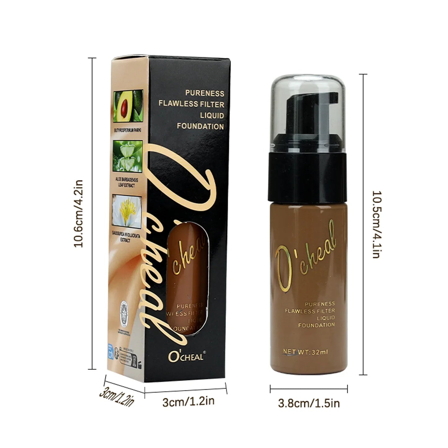 O'Cheal Matte BB Cream – Oil-Control, Full Coverage Foundation