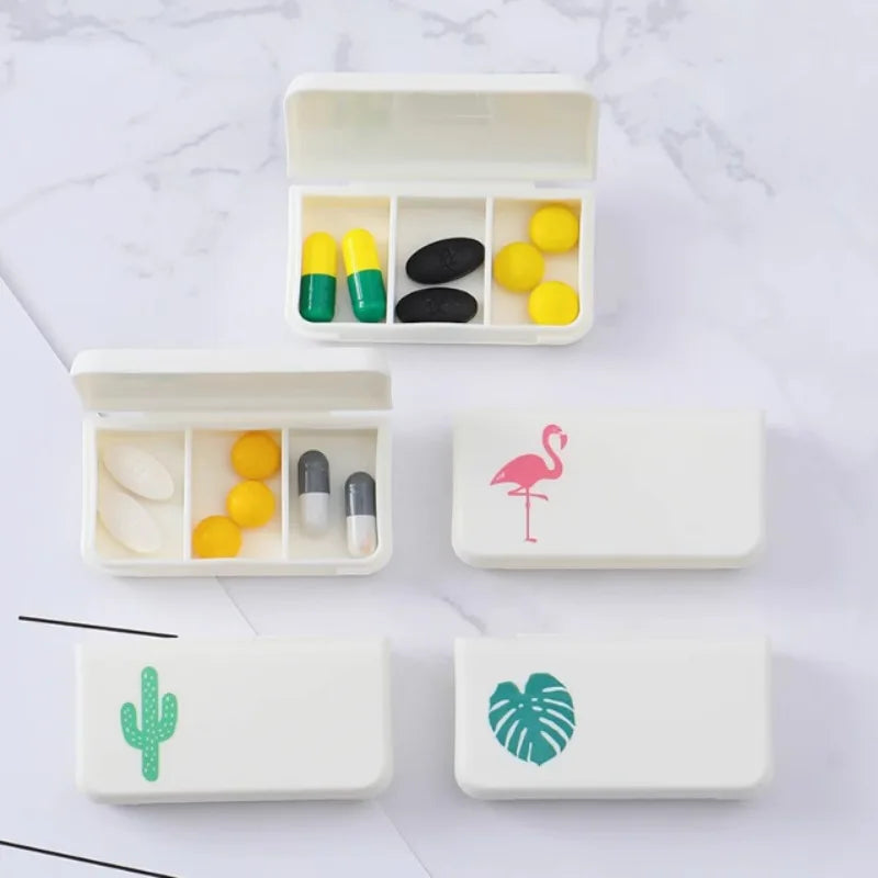3-Compartment BPA-Free Portable Pill Organizer | Travel Case