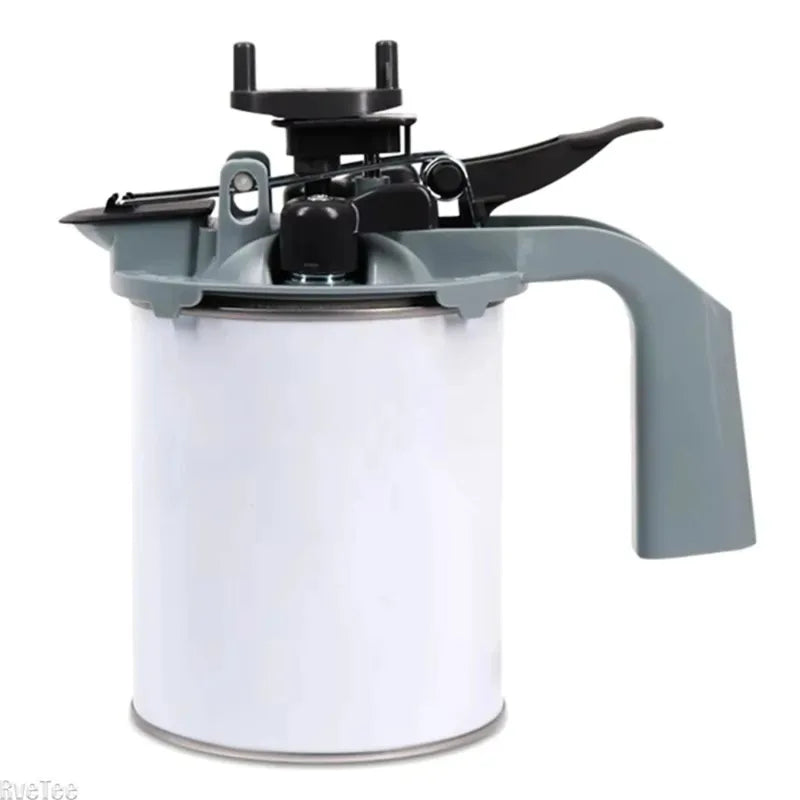 Mixing Mate Paint Can Lid with Spout Mess-Free Handle Paint Slurry Mixer Stirrer Tool for 1L 4L Cans Coating Mixing Slurry Cover Peaceful Pleasures Health and Wellness