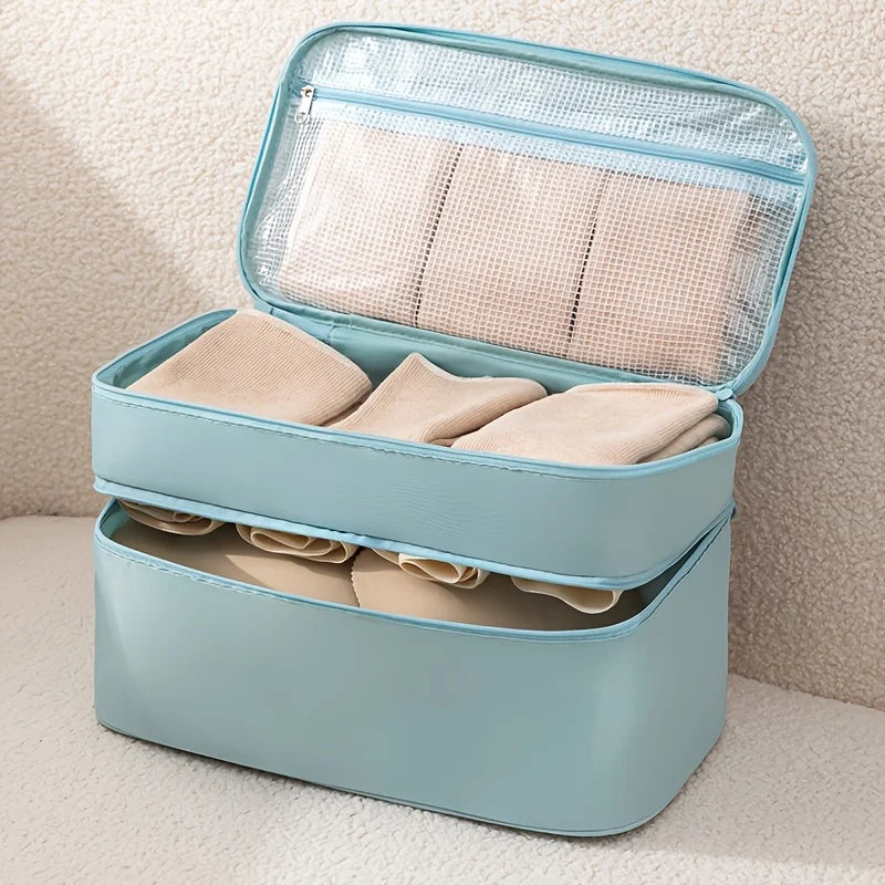 4-in-1 Travel Bra & Underwear Organizer Bag | Packing Cube