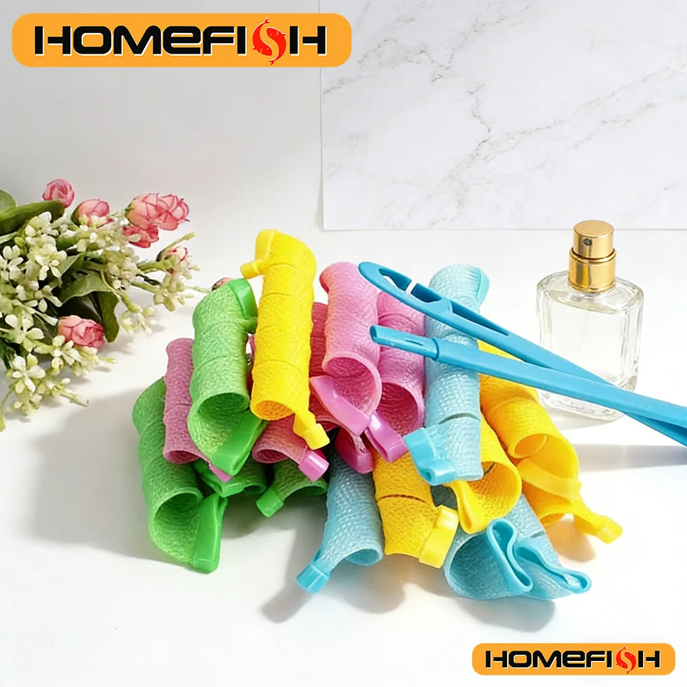 18Pcs Magic Hair Curler Wave Formers Set - DIY Hair Styling Tool Hair Accessories Rollers for Women Peaceful Pleasures Health and Wellness