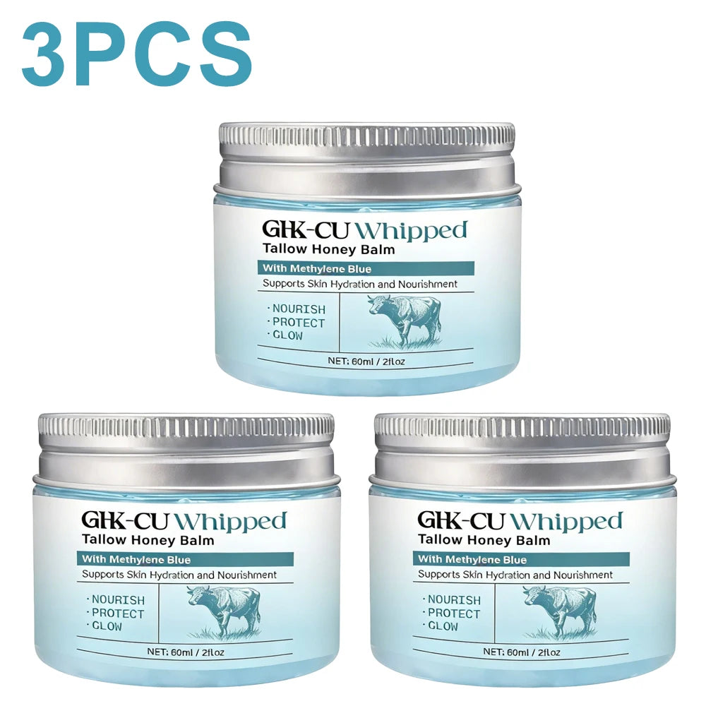 Copper Peptides GHK-Cu Beef Tallow Balm | Manuka Honey & Vitamin E
