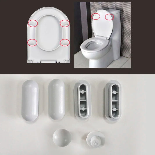Toilet Seat Bumper Pads – Shock-Absorbing Buffer Replacement Toilet Seat Bumper Oasis Select