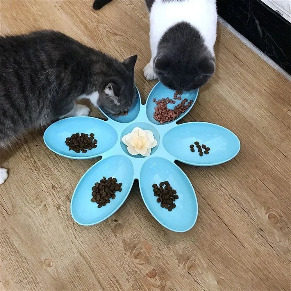 Petal Multi-Cell Cat & Dog Food Bowl | Non-Toxic PP