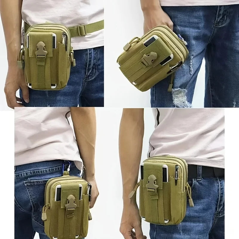 Camouflage Tactical Fanny Pack | Hiking Running Belt Bag