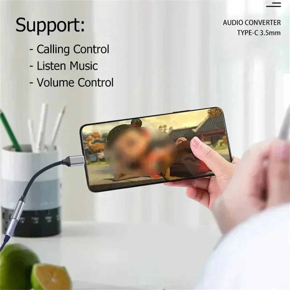 USB-C to 3.5mm Female Aux Audio Adapter | Headphone Jack