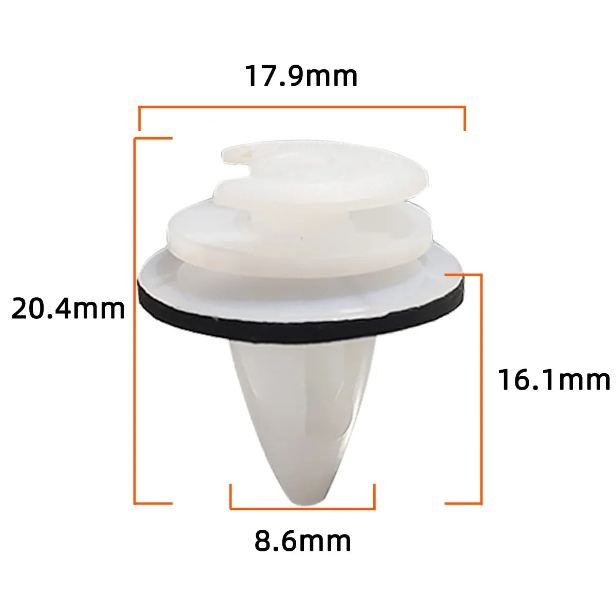 20 50 Door Panel Clips Automotive Fasteners Rivets Sealing Rings
