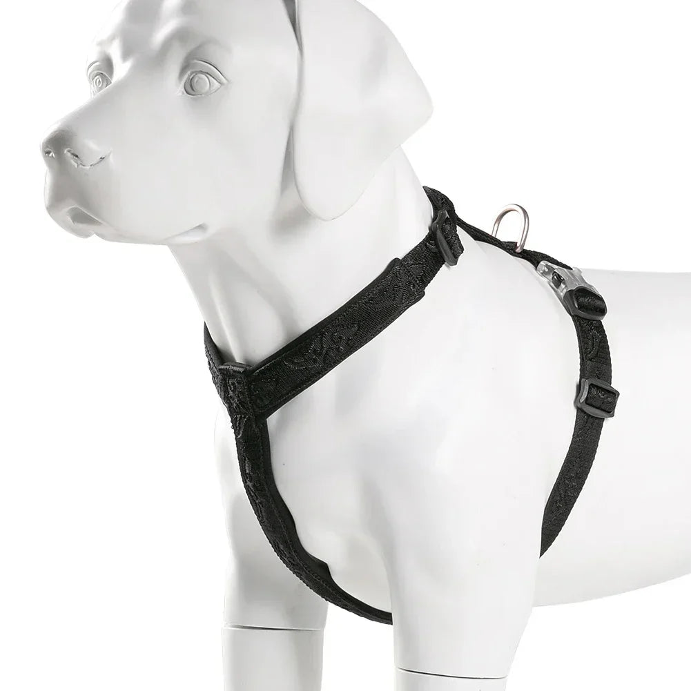 TRUELOVE Pet Hairy Usag Premium Trail Runner No-Pull Dog Harness 3M Reflective Straps Dog Ultra Comfortable Cross Country YH1801 Peaceful Pleasures Health and Wellness Black XL China Mainland