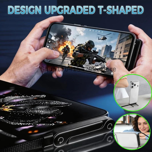 240W USB-C Flat Cable with Foldable Phone Stand Holder USB-C Charging Cable Oasis Select