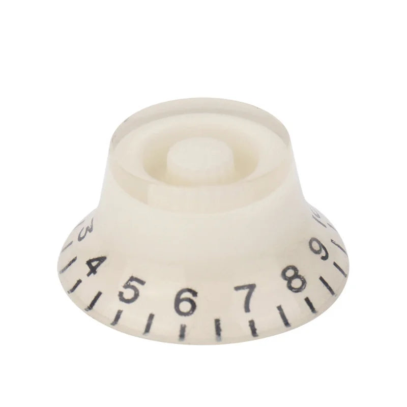 Hat Transparent Volume Tone Control Knob Electric Guitar Dia Hole