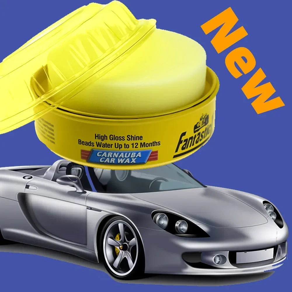 Carnauba Paste Car Wax High-Gloss Shine Auto Cleaning Polish Auto Detailing Lasting Super Hydrophobic Scratch Removal Peaceful Pleasures Health and Wellness