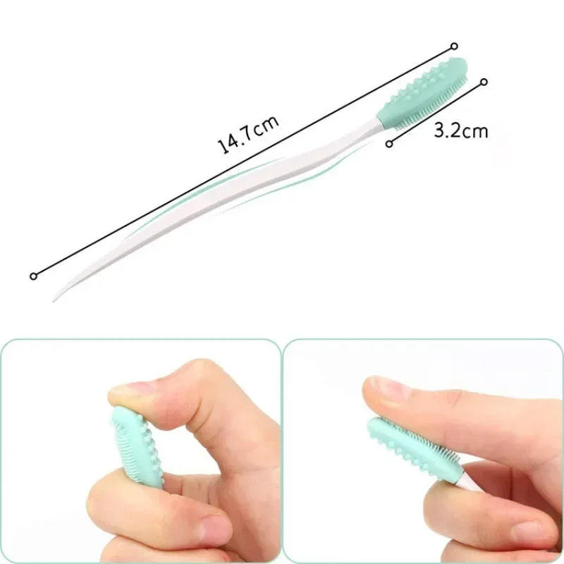 1PC Beauty Skin Care Wash Face Silicone Brush Exfoliating Nose Clean Blackhead Removal Brushes Tools With Replacement Head Peaceful Pleasures Health and Wellness