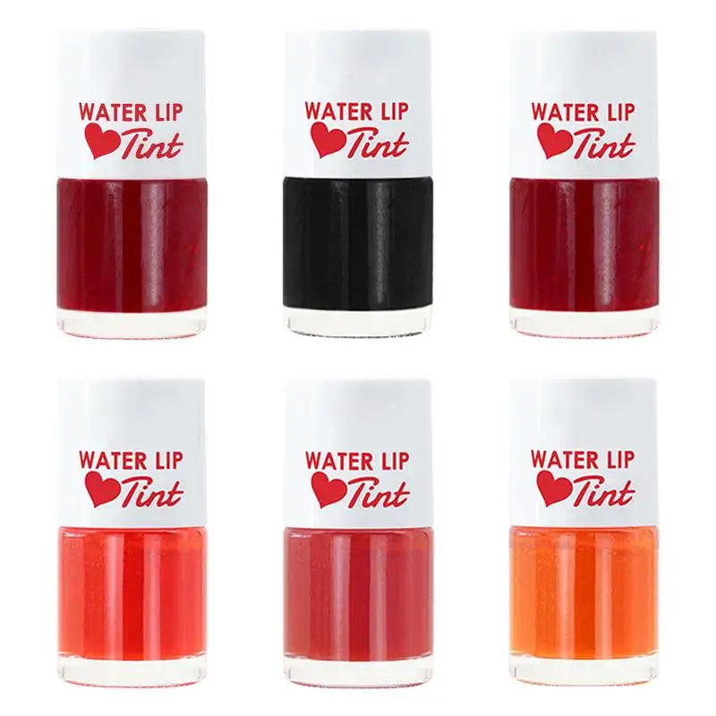 Matte Water Lip Tint & Cheek Blush – Waterproof, 6 Colors