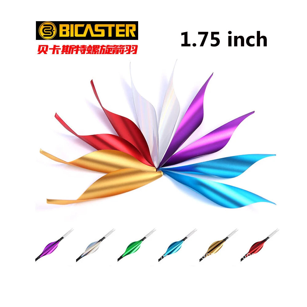 1 75 8 2 Spiral Arrow Feathers Box Spin Vanes DIY Archery Shooting