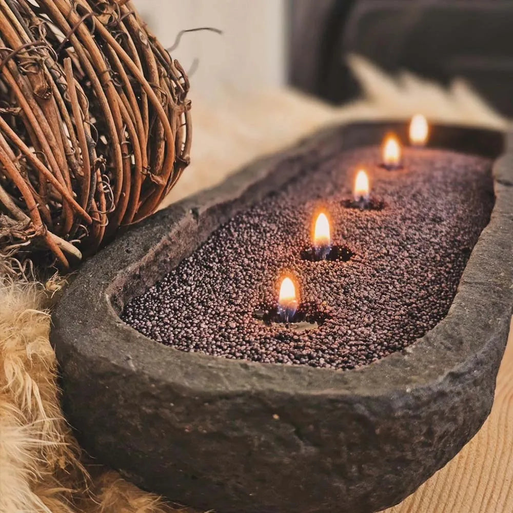 Black Sand Beaded Wax Candle Making Kit – 200g DIY Pearl Wax