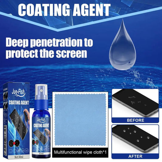 30ml Phone Screen Coating – Hydrophobic Anti-Fingerprint Liquid Screen Coating Liquid Oasis Select