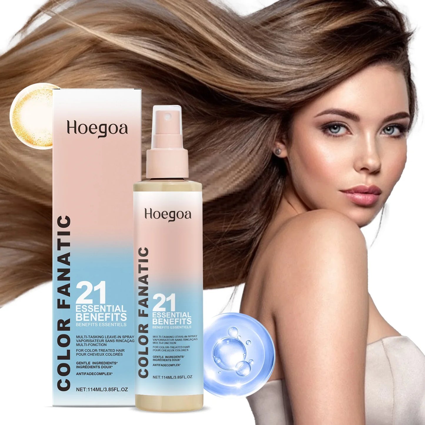 HOEGOA Hair Smoothing Spray – Anti-Frizz & Deep Nourishment