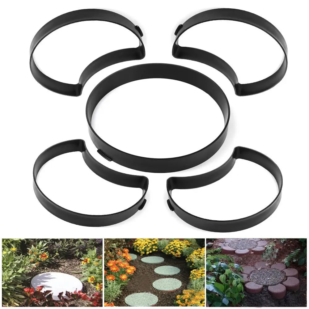Plastic Stone Road Paving Floor Pavement Lawn Decoration Concrete Molds Cement Mould DIY Garden Path Beton Brick Maker Peaceful Pleasures Health and Wellness
