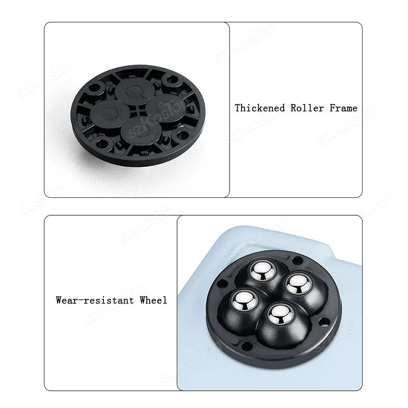 Non Punching Adhesive Furniture Ball Universal Pulley Household